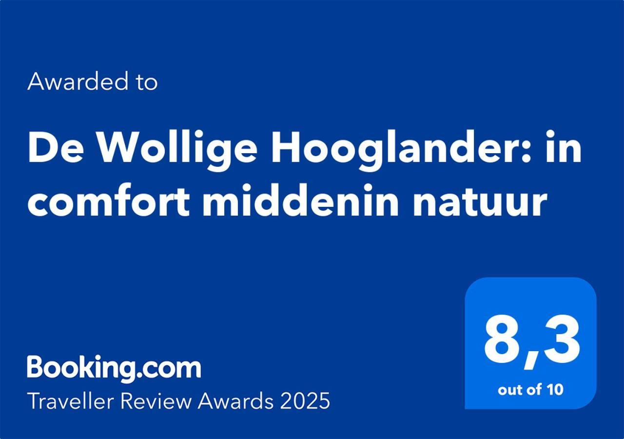 De Wollige Hooglander: In Comfort Middenin Natuur 欧特罗 外观 照片